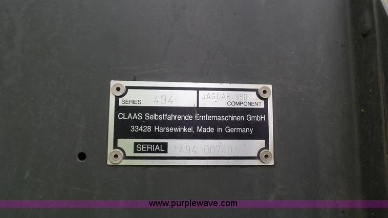 image for item L6527 2009 Claas 980 forage harvester