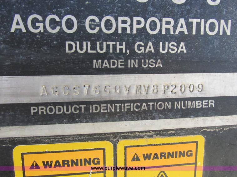 image for item L7122 2010 SpraCoupe 7660 self-propelled applicator