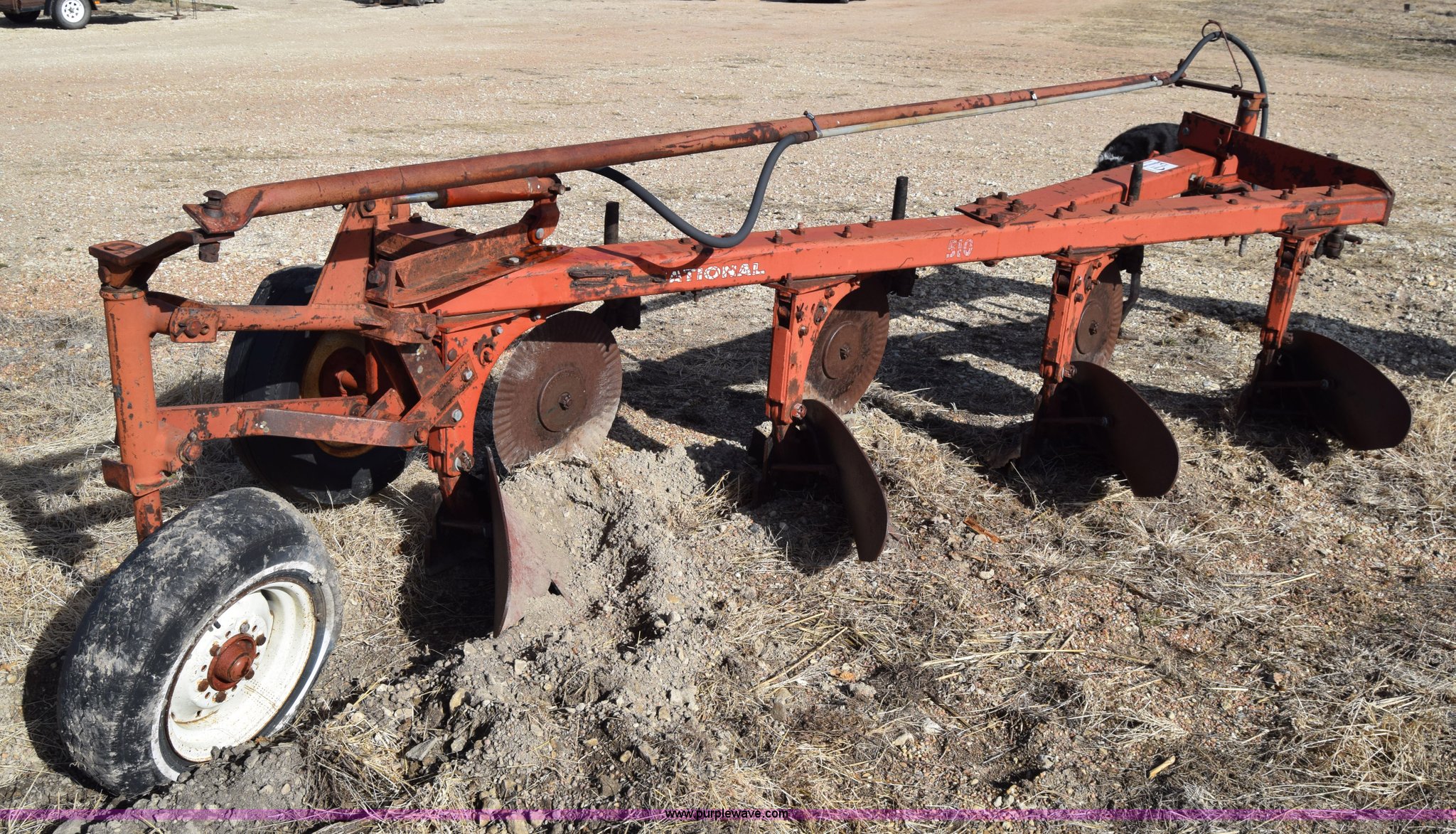 International 510 four bottom plow in Walton, KS Item K4423 sold