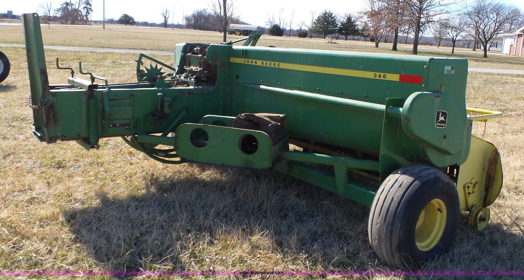 John Deere 346 square baler in Cherryvale, KS Item L6251 sold