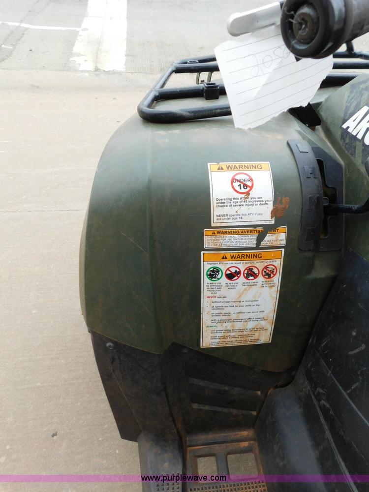 image for item CD9265 2012 Arctic Cat 450 ATV