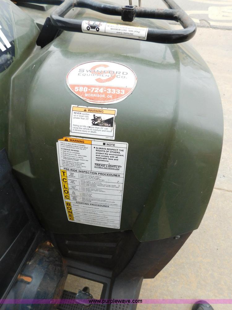 image for item CD9267 2012 Arctic Cat 450 ATV