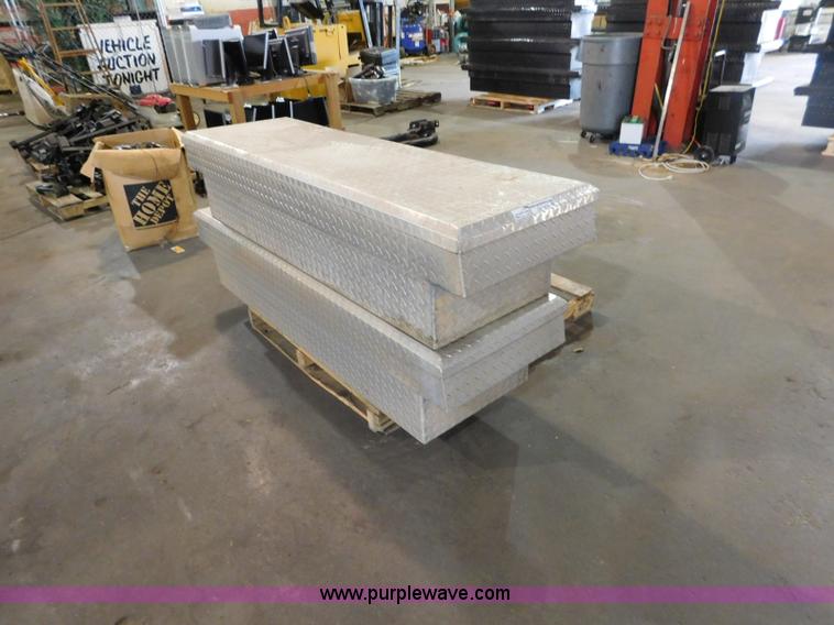 image for item CD9274 (2) Delta Champion aluminum truck toolboxes