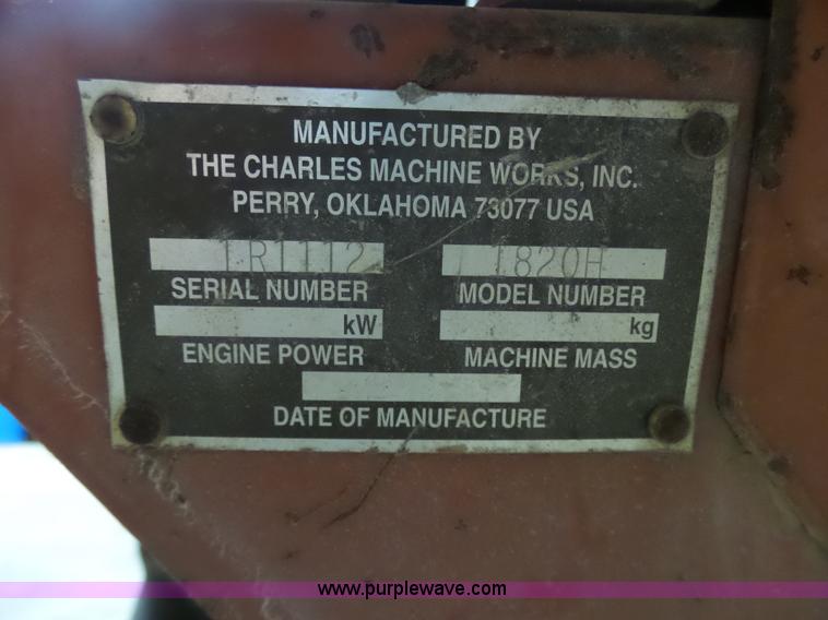 image for item BH9410 Ditch Witch 1820H trencher