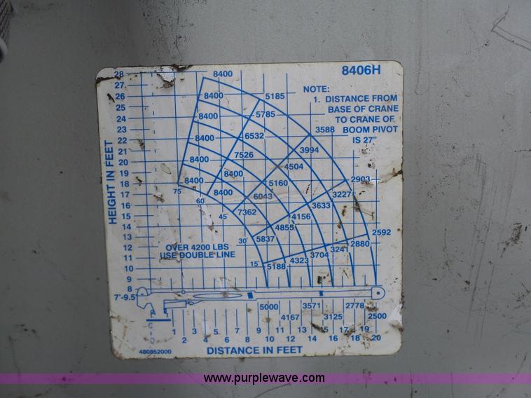 image for item BH9436 2004 Ford F650 Super Duty service truck with crane