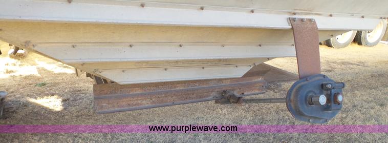 image for item J1278 1983 Chamberlin JAGH-700 double hopper grain trailer