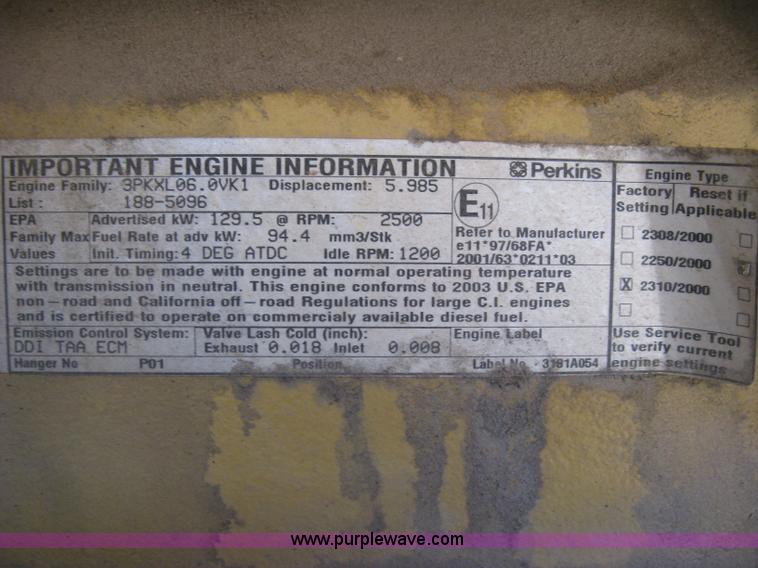 image for item J2903 Caterpillar M318C rubber tire excavator