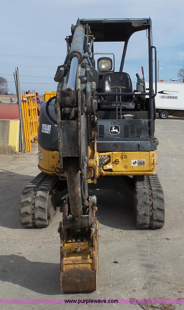 image for item J4248 2007 John Deere 27D compact excavator