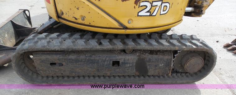 image for item J4248 2007 John Deere 27D compact excavator