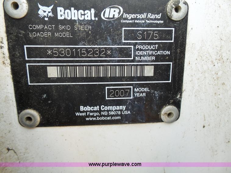 image for item J4250 2006 Bobcat S175 skid steer