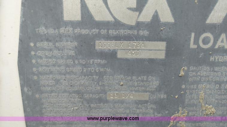 image for item J7264 1989 Peterbilt 357 mixer truck