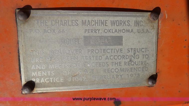 image for item J7278 Ditch Witch 6510 trencher