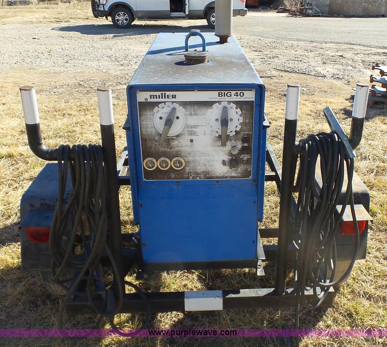 image for item J7279 Miller Big 40 DC arc welder