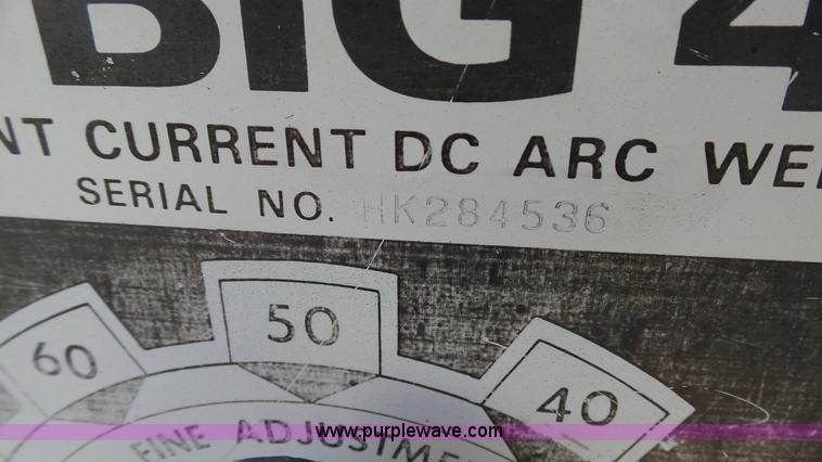 image for item J7279 Miller Big 40 DC arc welder