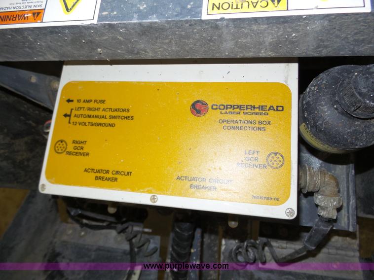 image for item J8877 2006 Somero Copperhead XD 2.0 laser screed