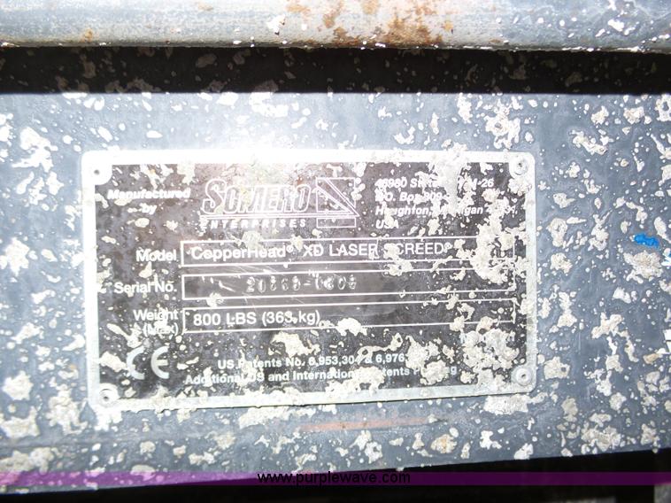 image for item J8877 2006 Somero Copperhead XD 2.0 laser screed