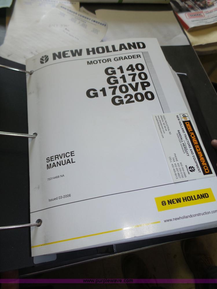 image for item J8915 2006 New Holland G200 motor grader