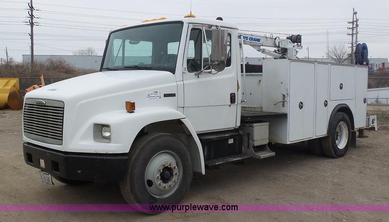 image for item K1293 1999 Freightliner FL70 service truck with crane