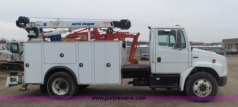 image for item K1293 1999 Freightliner FL70 service truck with crane