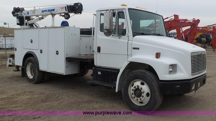 image for item K1293 1999 Freightliner FL70 service truck with crane