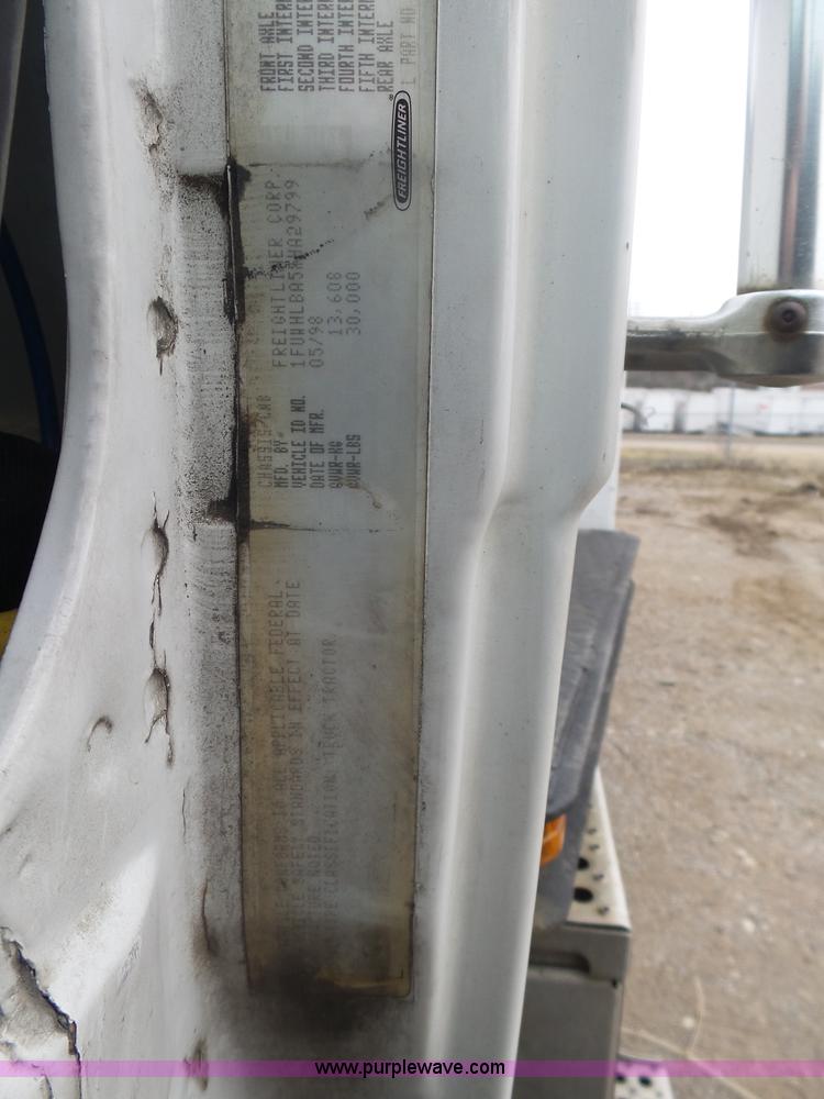 image for item K1293 1999 Freightliner FL70 service truck with crane