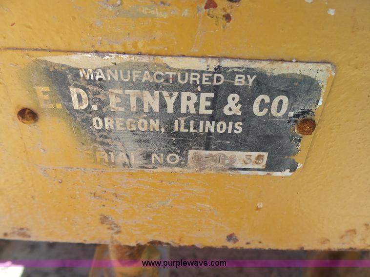 image for item K1314 E.D. Etnyre curb machine