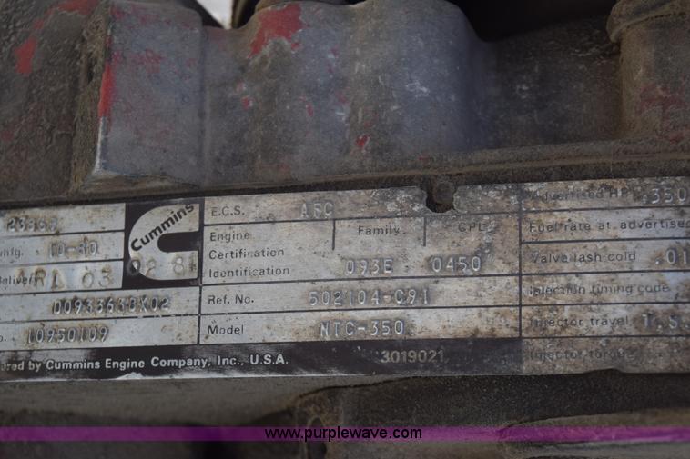 image for item K4339 1980 Cummins NTC-350 diesel engine