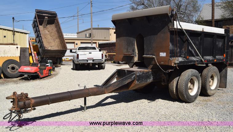 image for item K4340 1993 shop built pup trailer