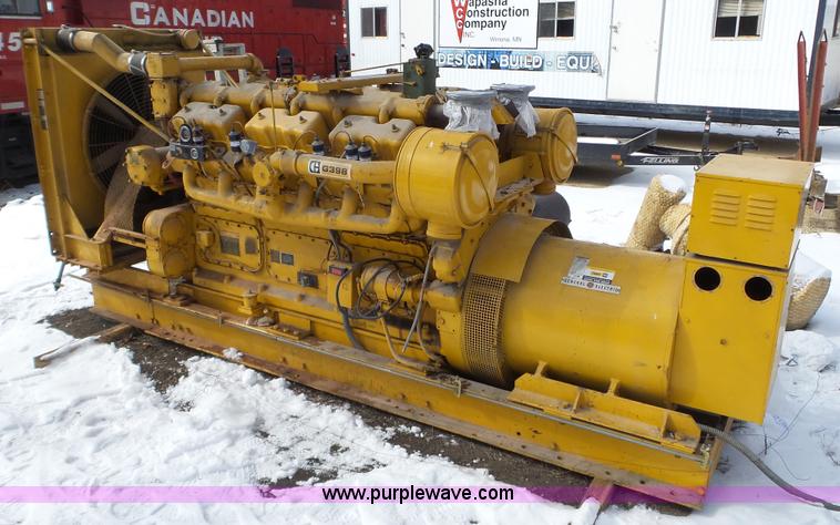image for item K4587 Caterpillar G398 generator