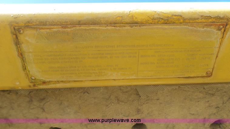 image for item K5038 1978 Caterpillar 627B conventional scraper