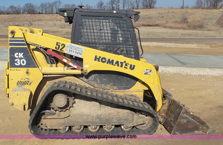 image for item K5041 2008 Komatsu CK30-1 skid steer