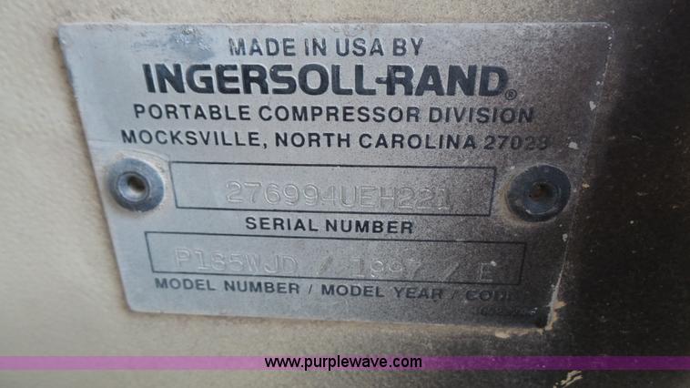 image for item K5046 1997 Ingersoll Rand 185