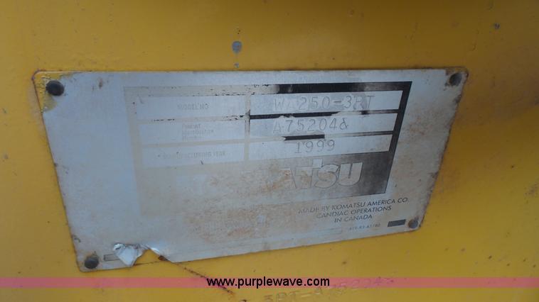image for item K5060 1999 Komatsu WA250 wheel loader