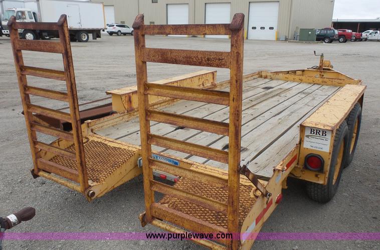 image for item K5075 1986 Belshe equipment trailer