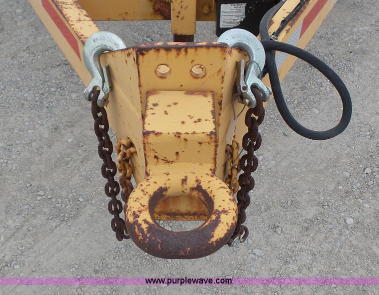 image for item K5075 1986 Belshe equipment trailer