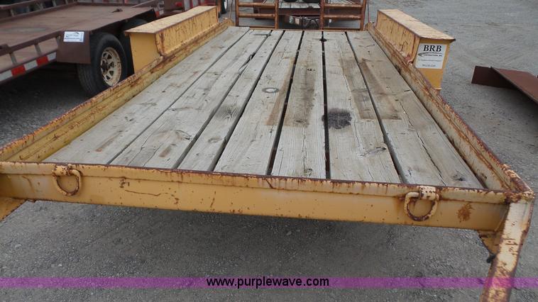 image for item K5075 1986 Belshe equipment trailer