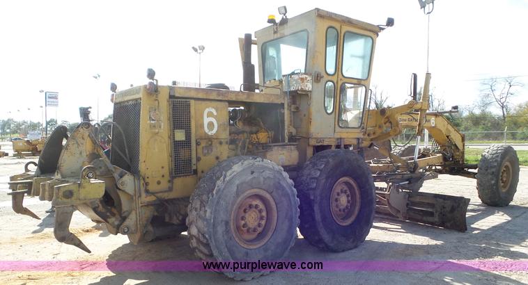 image for item K6931 1976 Caterpillar 14G motor grader