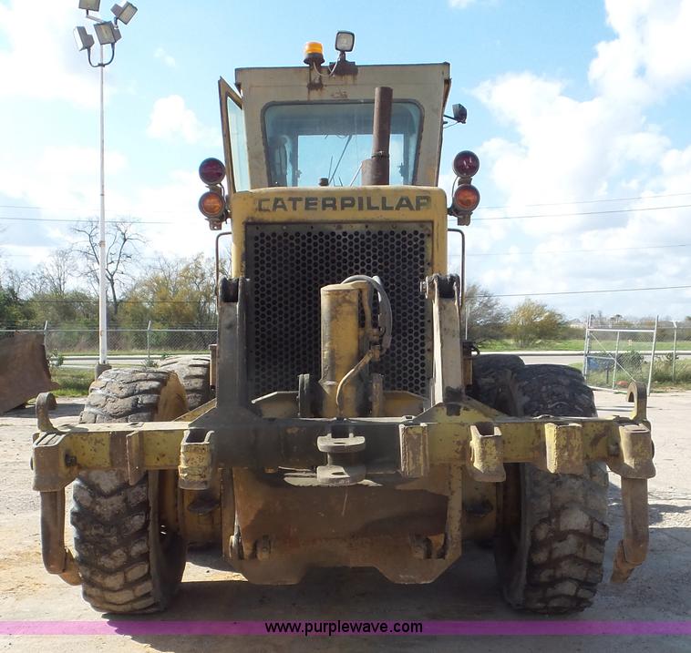 image for item K6931 1976 Caterpillar 14G motor grader