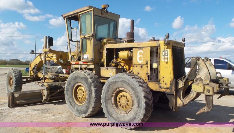 image for item K6931 1976 Caterpillar 14G motor grader
