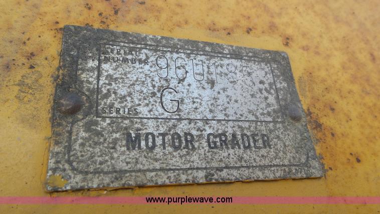image for item K6931 1976 Caterpillar 14G motor grader