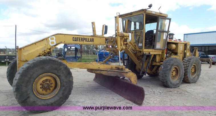 image for item K6932 1991 Caterpillar 14G motor grader