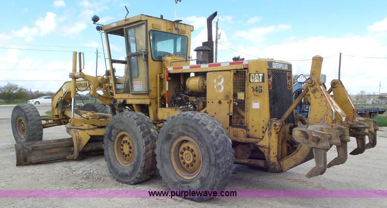 image for item K6932 1991 Caterpillar 14G motor grader