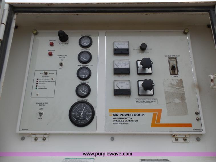 image for item L1524 Multi Quip DCA-70SS1U2 generator