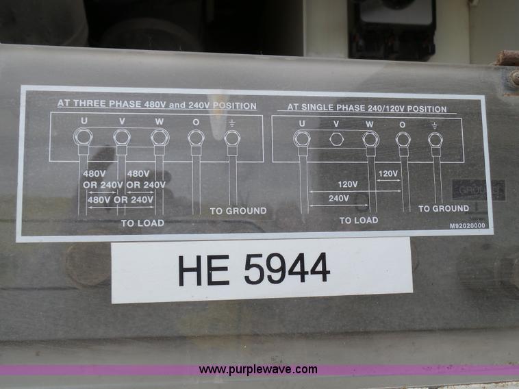 image for item L1524 Multi Quip DCA-70SS1U2 generator