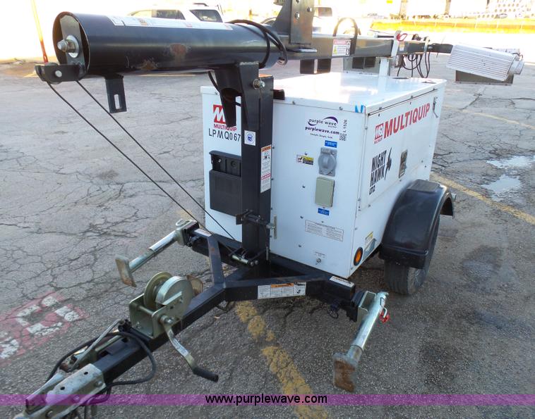 image for item L1526 2012 Multi Quip Night Hawk LT-12 light plant