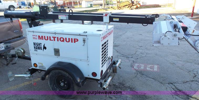 image for item L1526 2012 Multi Quip Night Hawk LT-12 light plant
