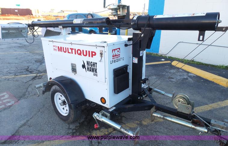 image for item L1526 2012 Multi Quip Night Hawk LT-12 light plant
