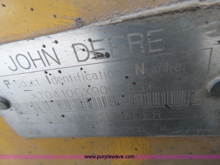 image for item L5432 2002 John Deere 410G backhoe