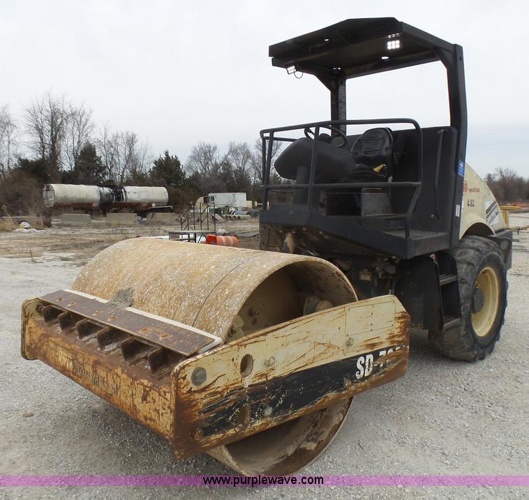 image for item L5433 2003 Ingersoll Rand SD-70DTF single drum vibratory roller