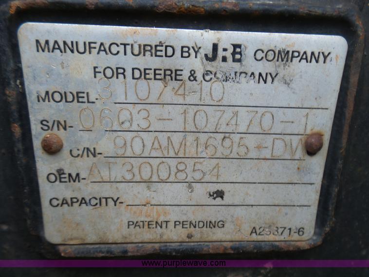 image for item L5434 2003 John Deere 310G backhoe